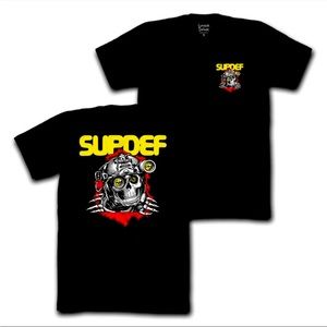 LARGE Superior Defense SupDef Ripper Tee Shirt NO HOUSE PARTY DISTRO WRMFZY GBRS
